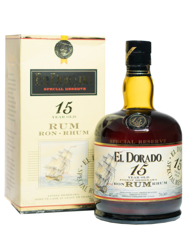 El Dorado Rum 15 Years Old 70cl con Astuccio