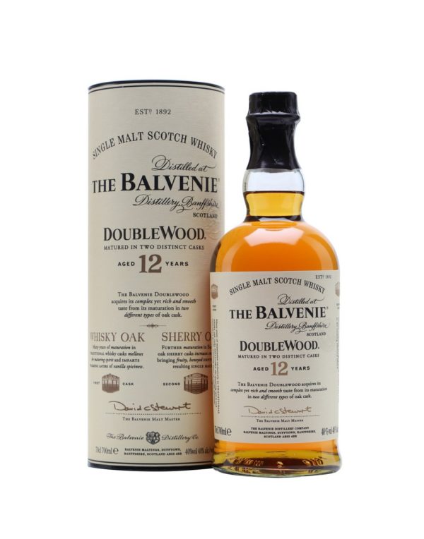 The Balvenie 12 Years Old Whisky Doublewood 70cl con Astuccio