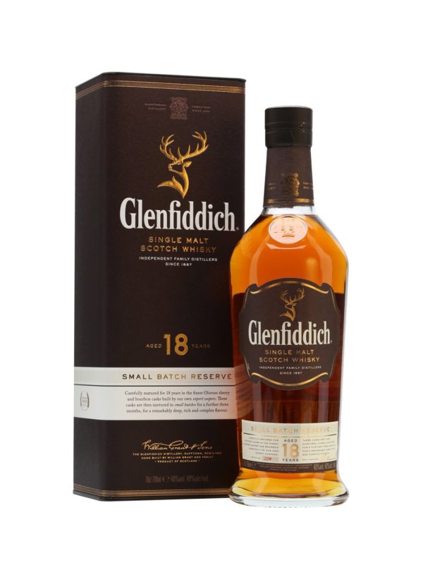 Glenfiddich Whisky 18 Years Old 70cl con Astuccio