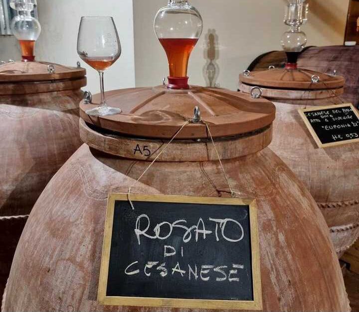 vino-cesanese-rosato-piglio- cantina terre antiche